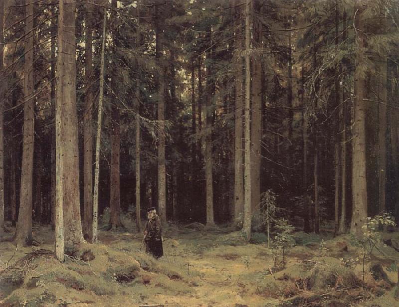 Ivan Shishkin Countess Mordinovas-Forest Peterhof oil painting picture